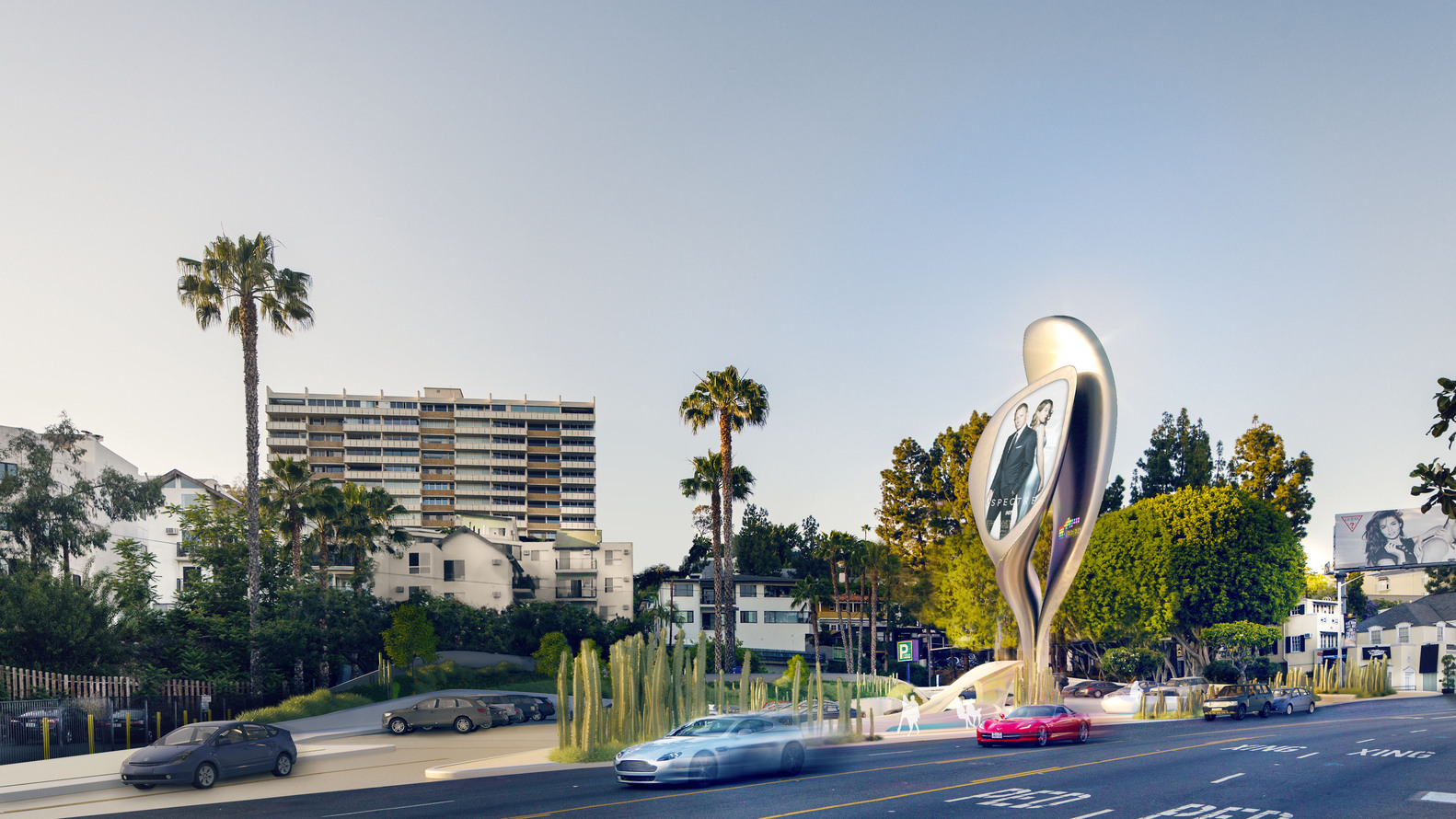 JCDecaux + Zaha Hadid Design – The Prism / Source: City of West Hollywood 